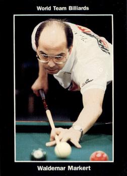1993 Pro Billiards Tour #116 Waldemar Markert Front